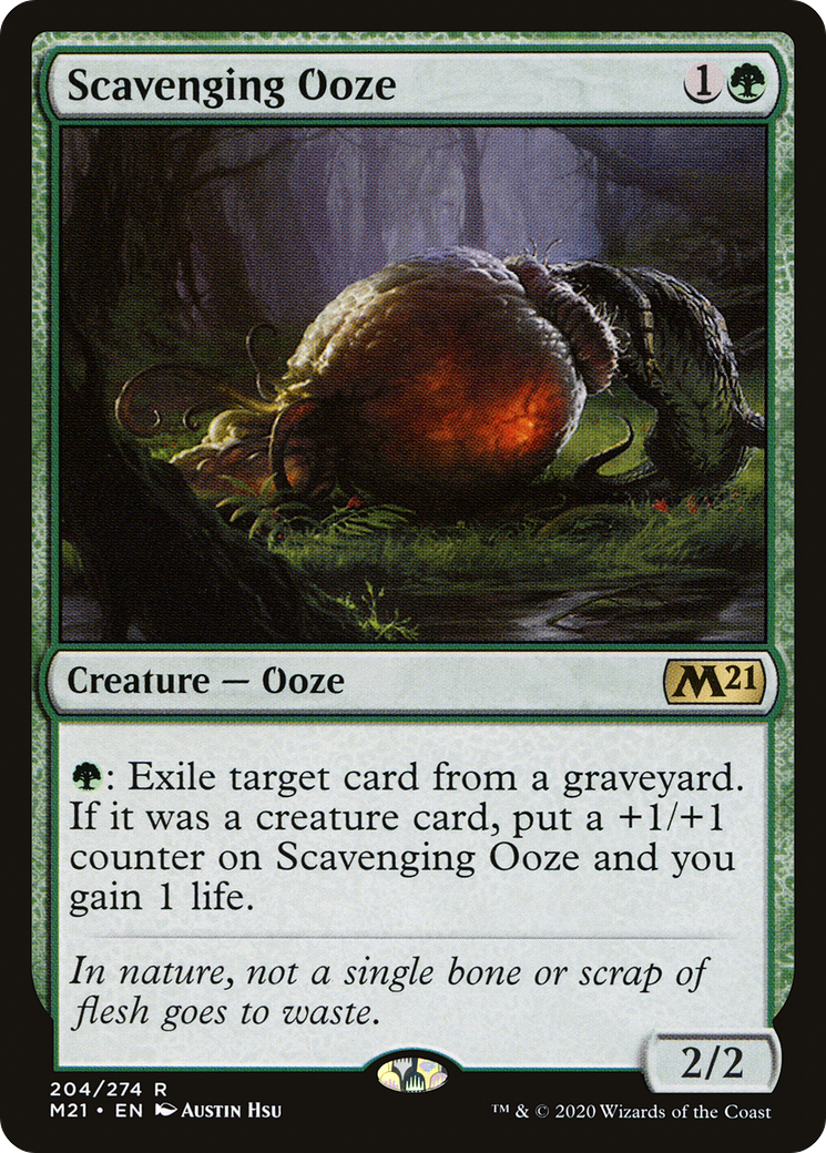 Scavenging Ooze (204) [Core Set 2021] foil - Deck Out Gaming