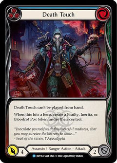 Death Touch (Blue) (OUT164) [Outsiders] Rainbow Foil - Deck Out Gaming