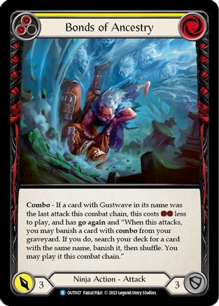 Bonds of Ancestry (Yellow) (OUT057) [Outsiders] - Deck Out Gaming