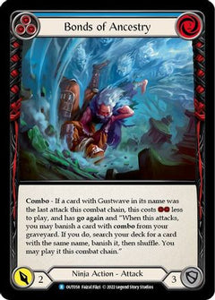 Bonds of Ancestry (Blue) (OUT058) [Outsiders] Rainbow Foil - Deck Out Gaming