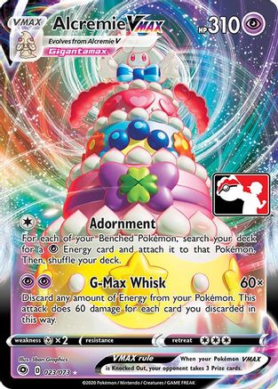 Alcremie VMAX (23) [Prize Pack Series Cards] Holofoil - Deck Out Gaming