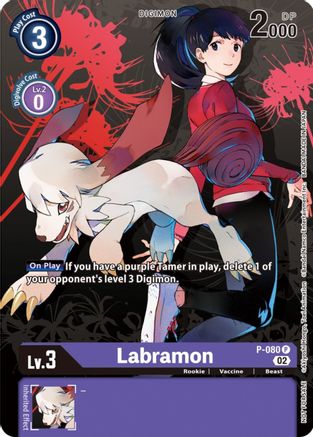 Labramon - P-080 (Tamer Party Vol.7) (P-080) [Digimon Promotion Cards] - Deck Out Gaming