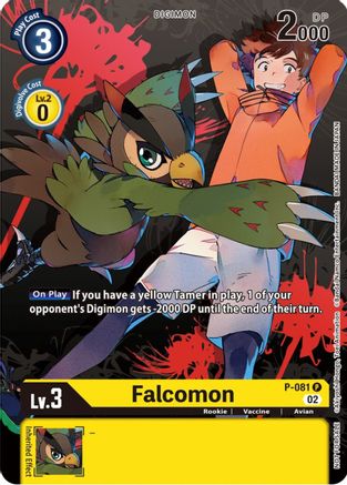 Falcomon - P-081 (Tamer Party Vol.7) (P-081) [Digimon Promotion Cards] - Deck Out Gaming