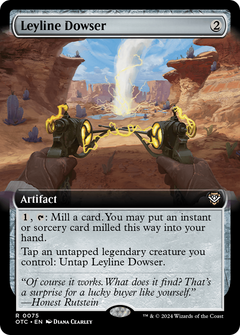 Leyline Dowser (Extended Art) (75) [Outlaws of Thunder Junction Commander] - Deck Out Gaming