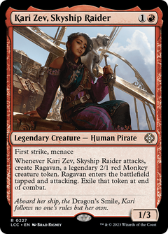 Kari Zev, Skyship Raider (227) [The Lost Caverns of Ixalan Commander] - Deck Out Gaming
