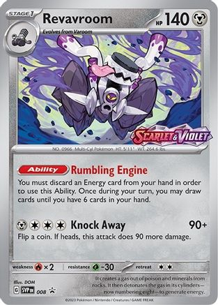 Revavroom - 008 (Prerelease) (8) [SV: Scarlet & Violet Promo Cards] Holofoil - Deck Out Gaming