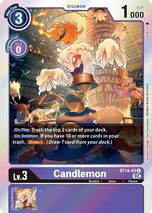 Candlemon (ST14-03) [Starter Deck 14: Beelzemon Advanced Deck Set] Foil - Deck Out Gaming