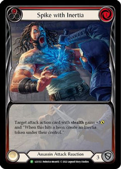 Spike with Inertia - LGS132 (LGS132) [Flesh and Blood: Promo Cards] Rainbow Foil - Deck Out Gaming