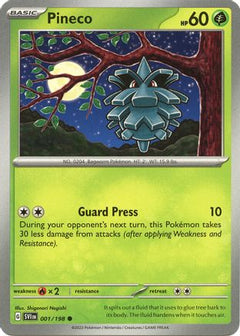 Pineco (1) [SV01: Scarlet & Violet Base Set] - Deck Out Gaming