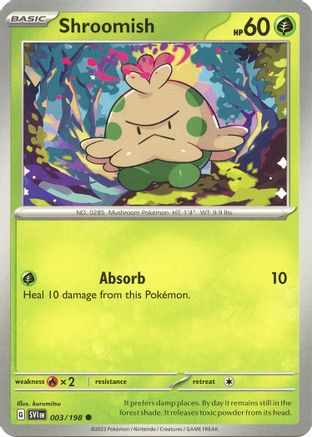 Shroomish (3) [SV01: Scarlet & Violet Base Set] - Deck Out Gaming