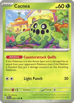 Cacnea - 005/198 (5) [SV01: Scarlet & Violet Base Set] - Deck Out Gaming