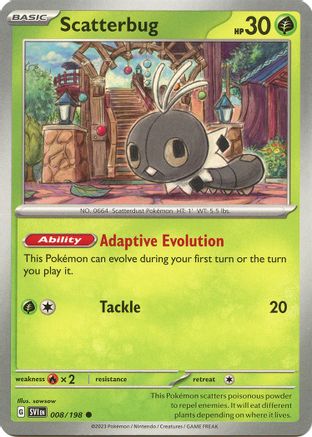 Scatterbug (8) [SV01: Scarlet & Violet Base Set] - Deck Out Gaming