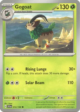 Gogoat (12) [SV01: Scarlet & Violet Base Set] - Deck Out Gaming