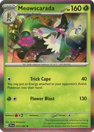 Meowscarada - 015/198 (15) [SV01: Scarlet & Violet Base Set] Reverse Holofoil - Deck Out Gaming