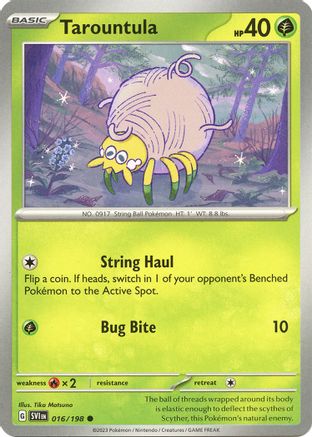 Tarountula - 016/198 (16) [SV01: Scarlet & Violet Base Set] - Deck Out Gaming