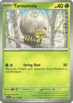 Tarountula - 017/198 (17) [SV01: Scarlet & Violet Base Set] - Deck Out Gaming