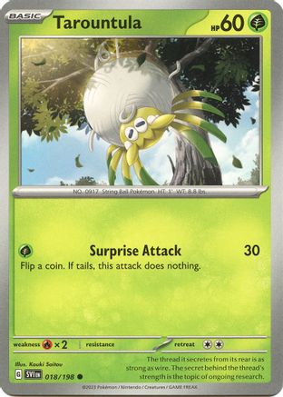 Tarountula - 018/198 (18) [SV01: Scarlet & Violet Base Set] - Deck Out Gaming
