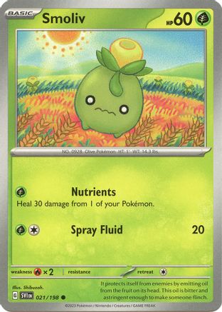 Smoliv - 021/198 (21) [SV01: Scarlet & Violet Base Set] - Deck Out Gaming
