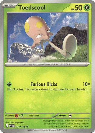 Toedscool - 024/198 (24) [SV01: Scarlet & Violet Base Set] - Deck Out Gaming
