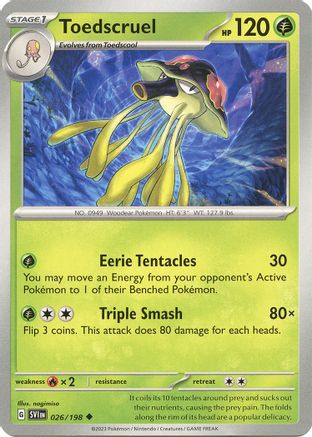 Toedscruel (26) [SV01: Scarlet & Violet Base Set] - Deck Out Gaming
