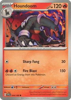 Houndoom - 034/198 (34) [SV01: Scarlet & Violet Base Set] - Deck Out Gaming