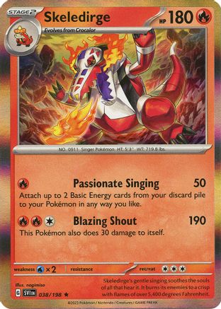 Skeledirge (38) [SV01: Scarlet & Violet Base Set] Holofoil - Deck Out Gaming