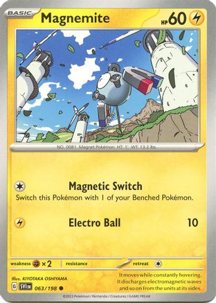 Magnemite (63) [SV01: Scarlet & Violet Base Set] - Deck Out Gaming