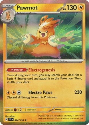 Pawmot - 076/198 (76) [SV01: Scarlet & Violet Base Set] Holofoil - Deck Out Gaming
