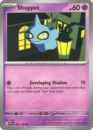 Shuppet (87) [SV01: Scarlet & Violet Base Set] - Deck Out Gaming