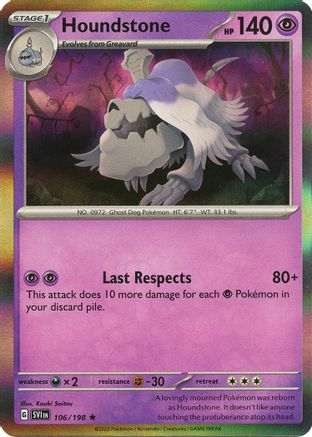 Houndstone (106) [SV01: Scarlet & Violet Base Set] Holofoil - Deck Out Gaming