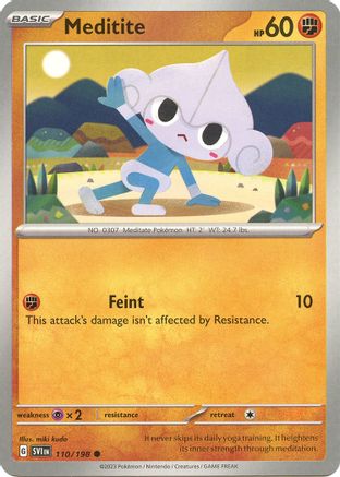 Meditite - 110/198 (110) [SV01: Scarlet & Violet Base Set] - Deck Out Gaming