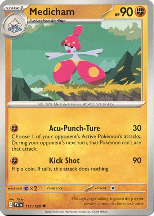Medicham - 111/198 (111) [SV01: Scarlet & Violet Base Set] - Deck Out Gaming