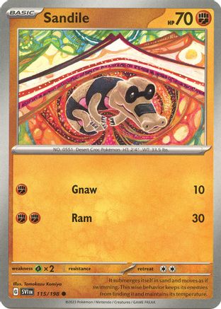 Sandile - 115/198 (115) [SV01: Scarlet & Violet Base Set] - Deck Out Gaming