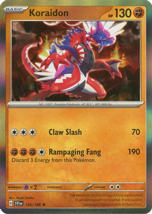 Koraidon (124) [SV01: Scarlet & Violet Base Set] Holofoil - Deck Out Gaming