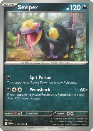 Seviper (128) [SV01: Scarlet & Violet Base Set] - Deck Out Gaming