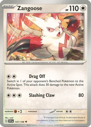 Zangoose - 147/198 (147) [SV01: Scarlet & Violet Base Set] - Deck Out Gaming
