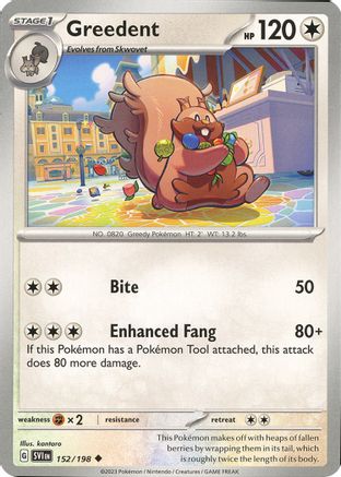 Greedent (152) [SV01: Scarlet & Violet Base Set] - Deck Out Gaming