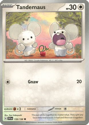 Tandemaus - 159/198 (159) [SV01: Scarlet & Violet Base Set] - Deck Out Gaming