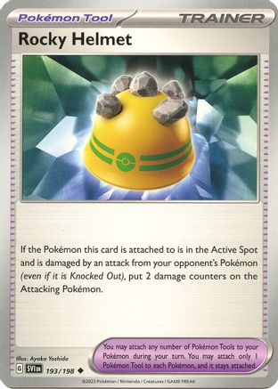 Rocky Helmet (193) [SV01: Scarlet & Violet Base Set] - Deck Out Gaming