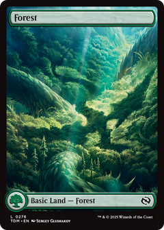 Forest (0276) (276) [Tarkir: Dragonstorm] foil - Deck Out Gaming