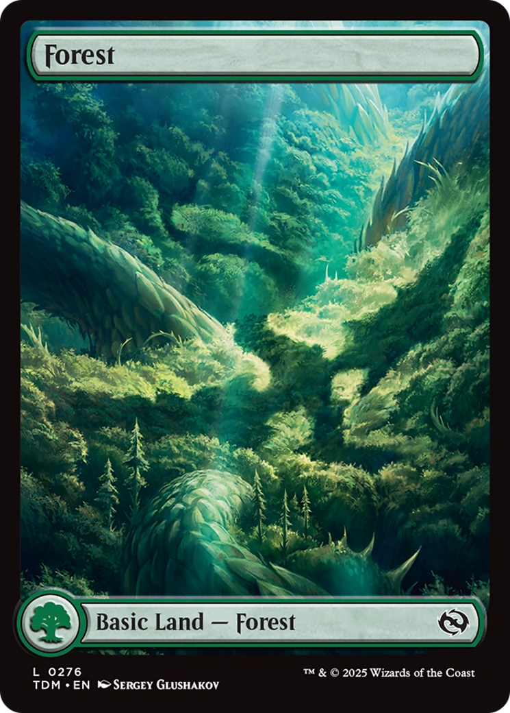 Forest (0276) (276) [Tarkir: Dragonstorm] foil - Deck Out Gaming