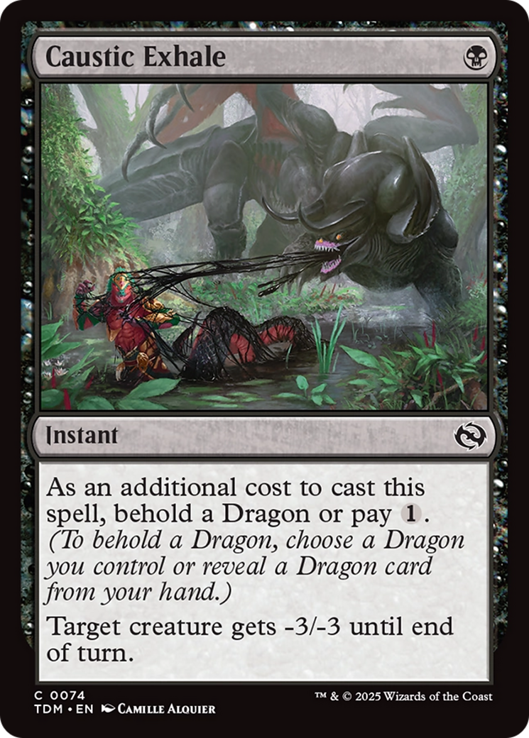 Caustic Exhale (74) [Tarkir: Dragonstorm] - Deck Out Gaming