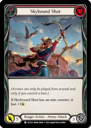 Skybound Shot (Red) (OUT127) [Outsiders] Rainbow Foil - Deck Out Gaming