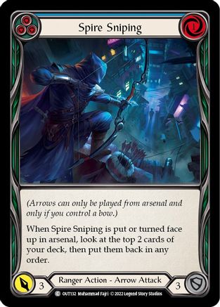 Spire Sniping (Blue) (OUT132) [Outsiders] - Deck Out Gaming