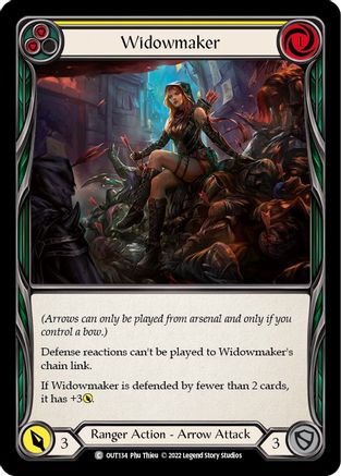 Widowmaker (Yellow) (OUT134) [Outsiders] - Deck Out Gaming