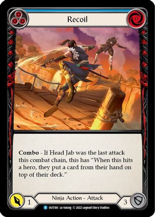 Recoil (Blue) (OUT061) [Outsiders] - Deck Out Gaming