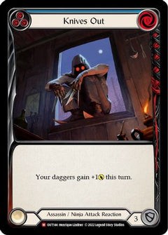 Knives Out (OUT144) [Outsiders] Rainbow Foil - Deck Out Gaming
