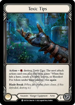 Toxic Tips (OUT158) [Outsiders] Rainbow Foil - Deck Out Gaming