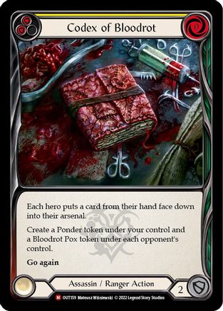Codex of Bloodrot (OUT159) [Outsiders] - Deck Out Gaming