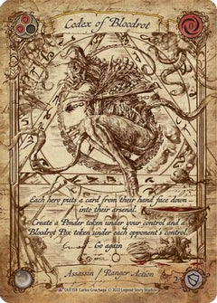 Codex of Bloodrot (Marvel) (OUT159) [Outsiders] Cold Foil - Deck Out Gaming